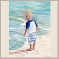 beach blond boy
