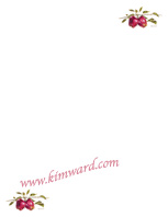red-applesstationery