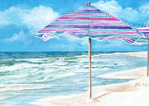 beach umbrellas
