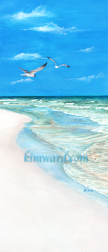 Beach Seagulls Print