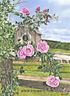  14 x 18 1/2 Birdhouse - Watecolor