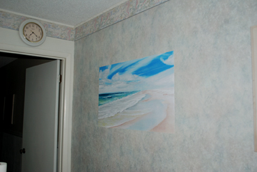 clouds beach vinyl