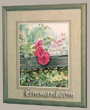 watercolor roses painting