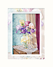 victorian irises mini print