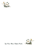 floral stationery