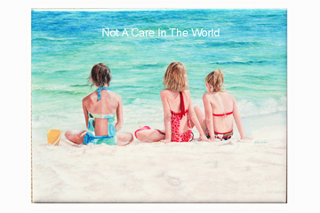 three little girls