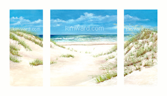 Sand Dunes Tryptic