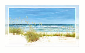 beach seagulls mini print