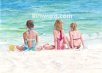 three little girls